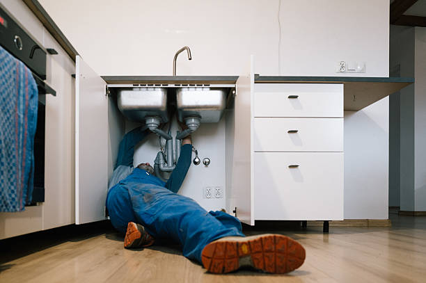 Professional Plumbing technician working in Hamilton, NC